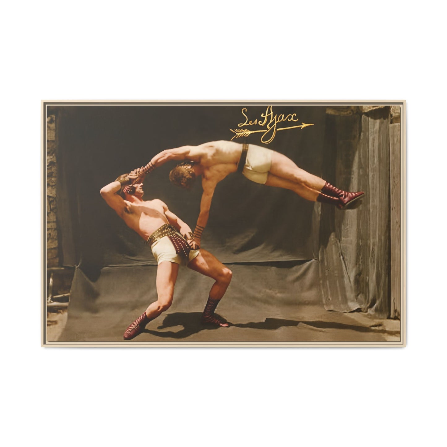 athlétisme 013 | Framed Vintage Photo - Matte Canvas