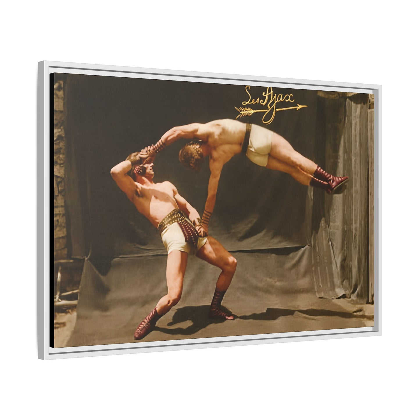 athlétisme 013 | Framed Vintage Photo - Matte Canvas