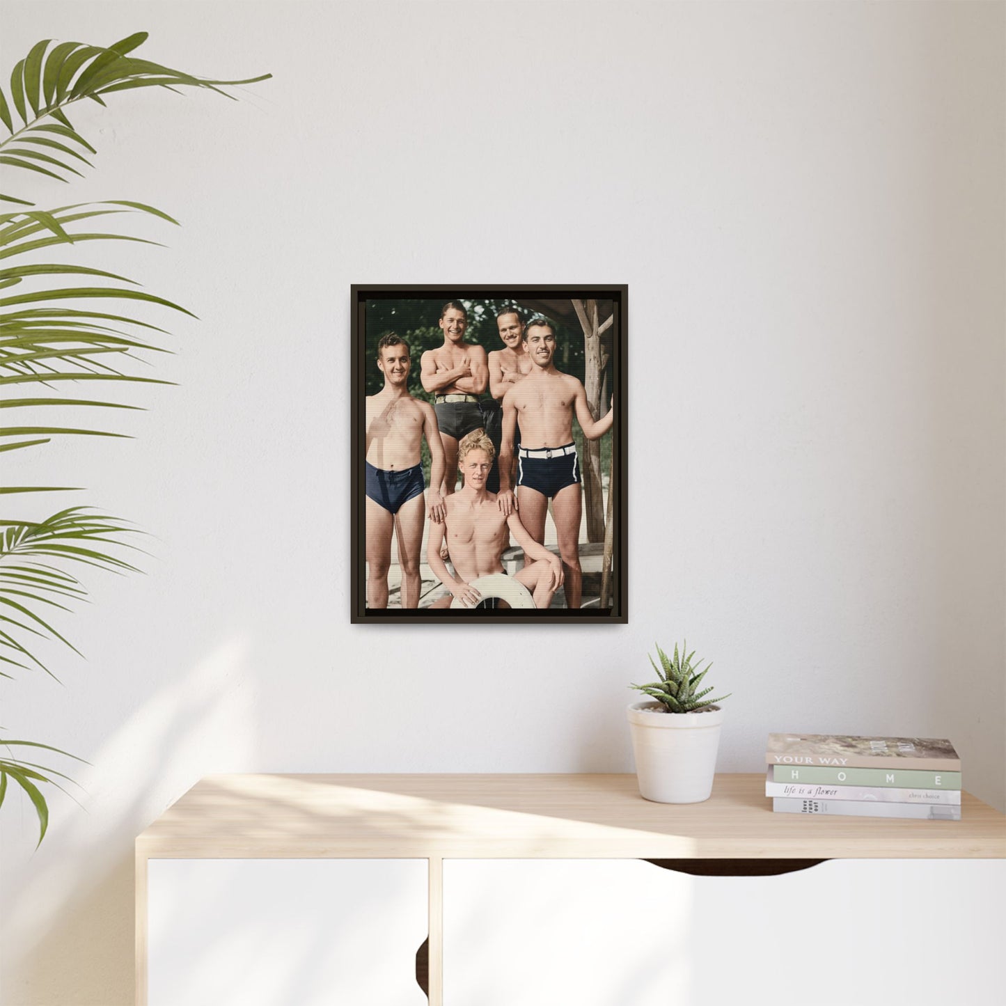 nager 041 | Framed Vintage Photo - Matte Canvas