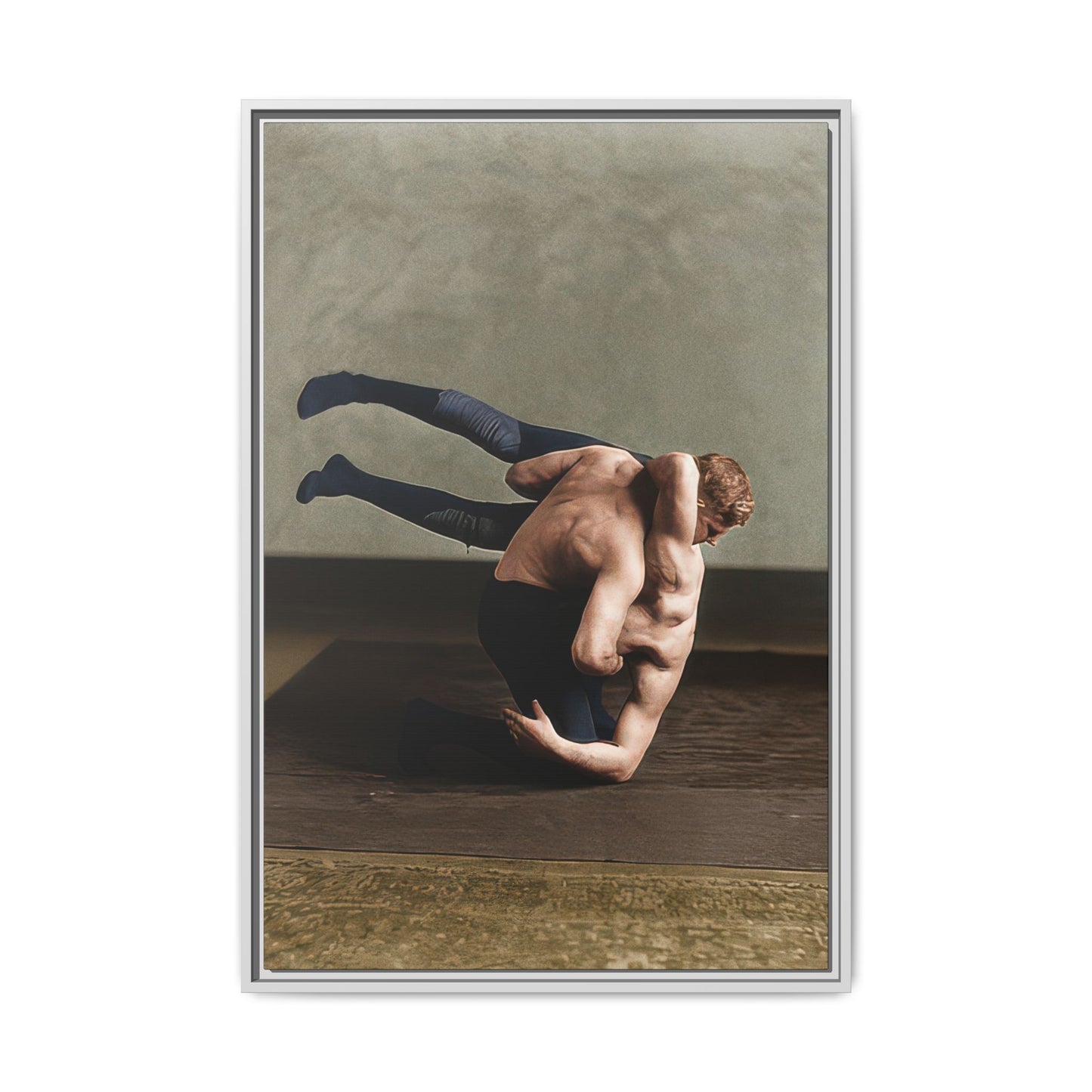 athlétisme 026 | Framed Vintage Photo - Matte Canvas