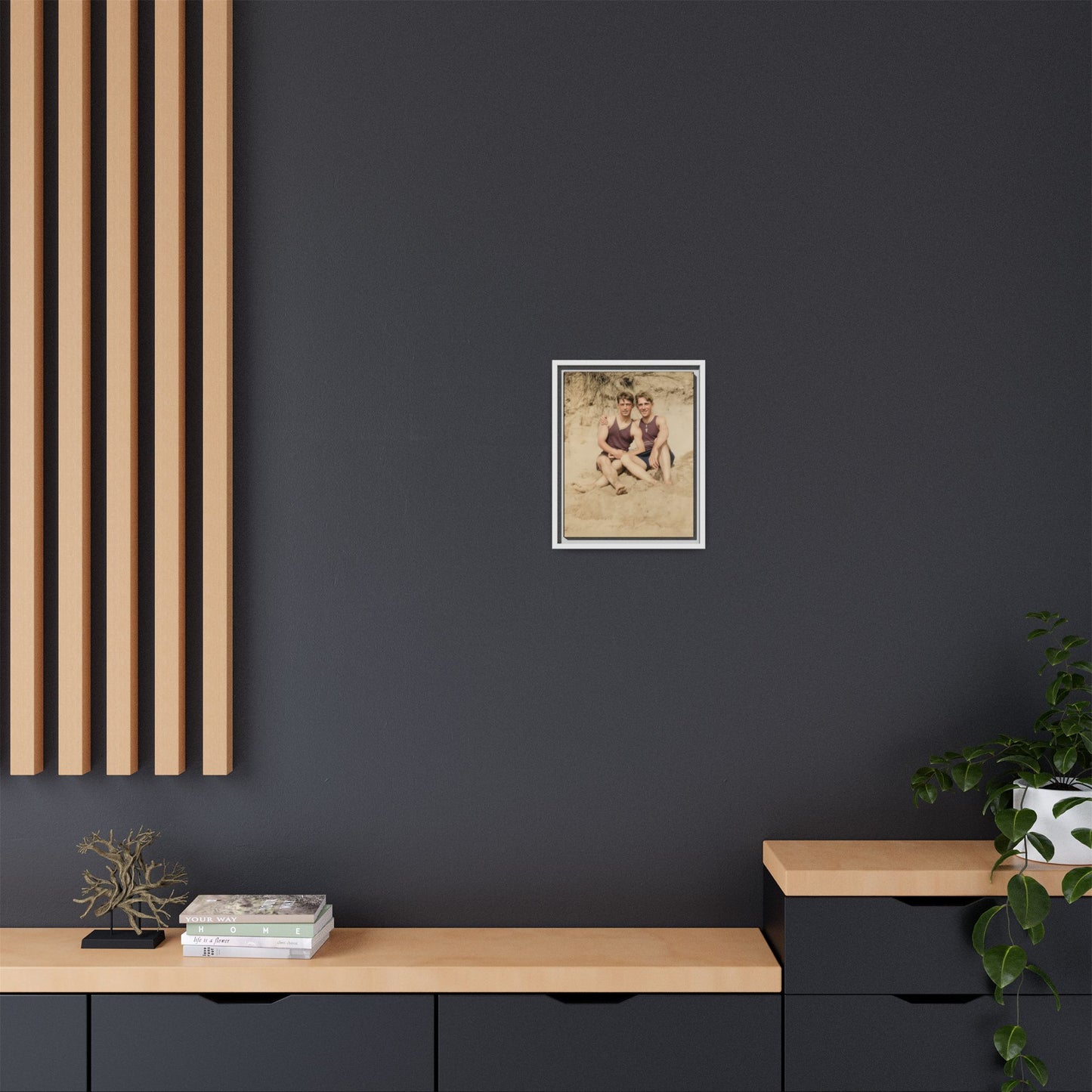 nager 002 | Framed Vintage Photo - Matte Canvas