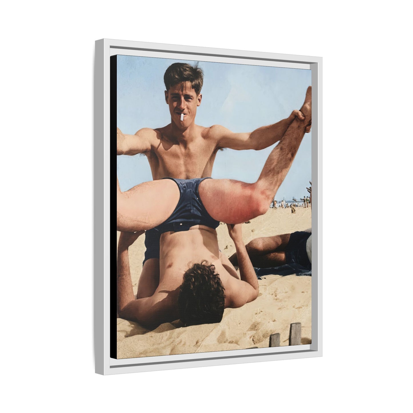 nager 004 | Framed Vintage Photo - Matte Canvas