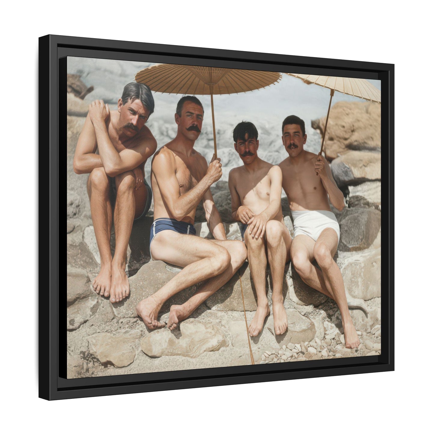 nager 030 | Framed Vintage Photo - Matte Canvas