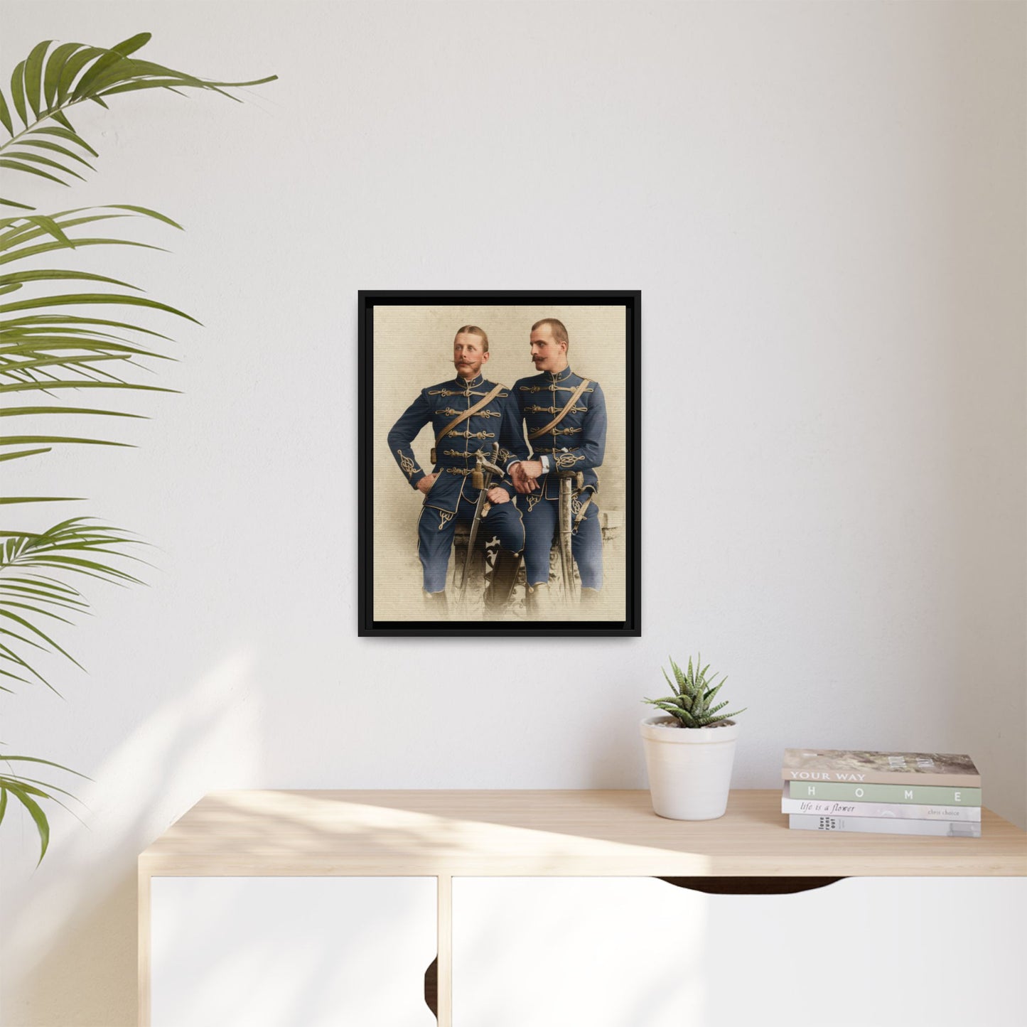 paire 139 | Framed Vintage Photo - Matte Canvas