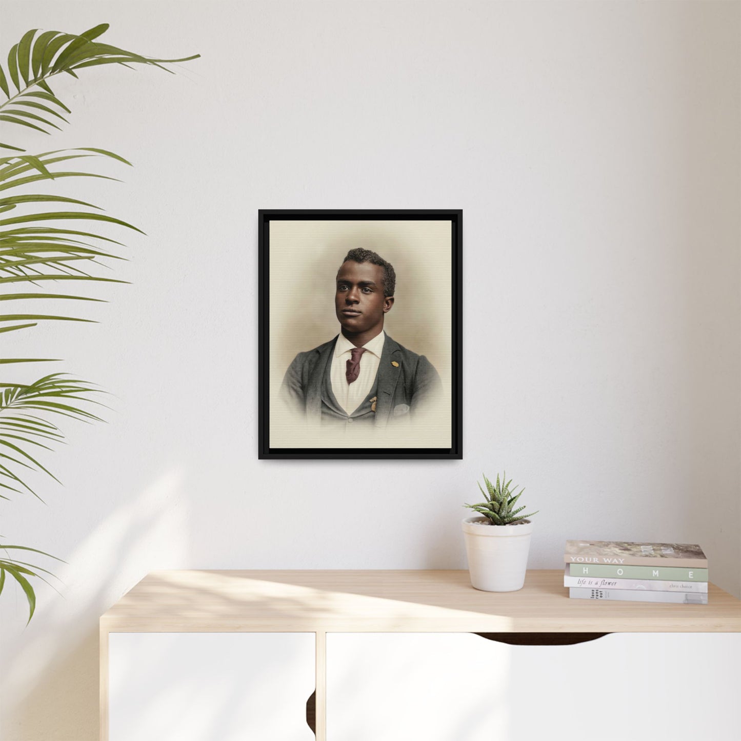 celibataire 027 | Framed Vintage Photo - Matte Canvas