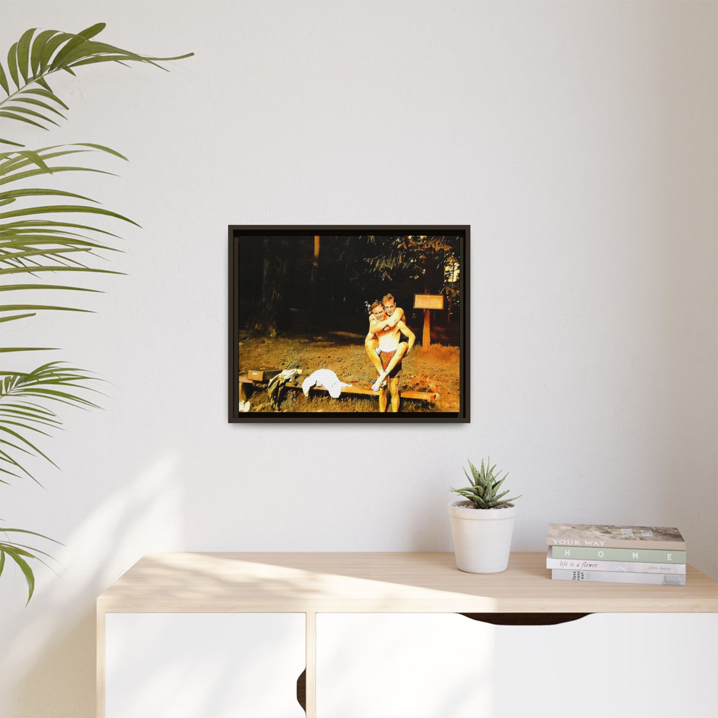 nager 009 | Framed Vintage Photo - Matte Canvas