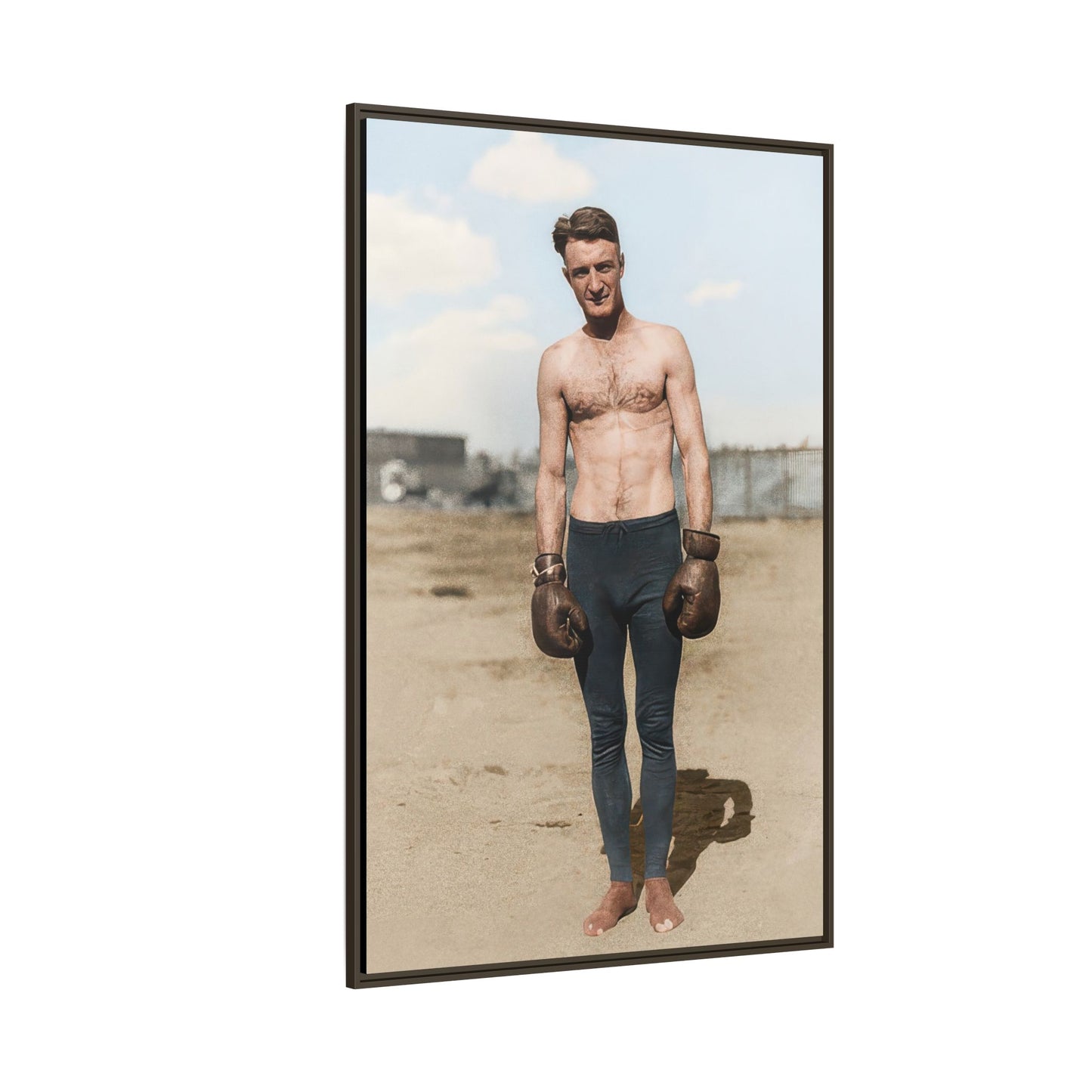 Copy of athlétisme 039 | Framed Vintage Photo - Matte Canvas