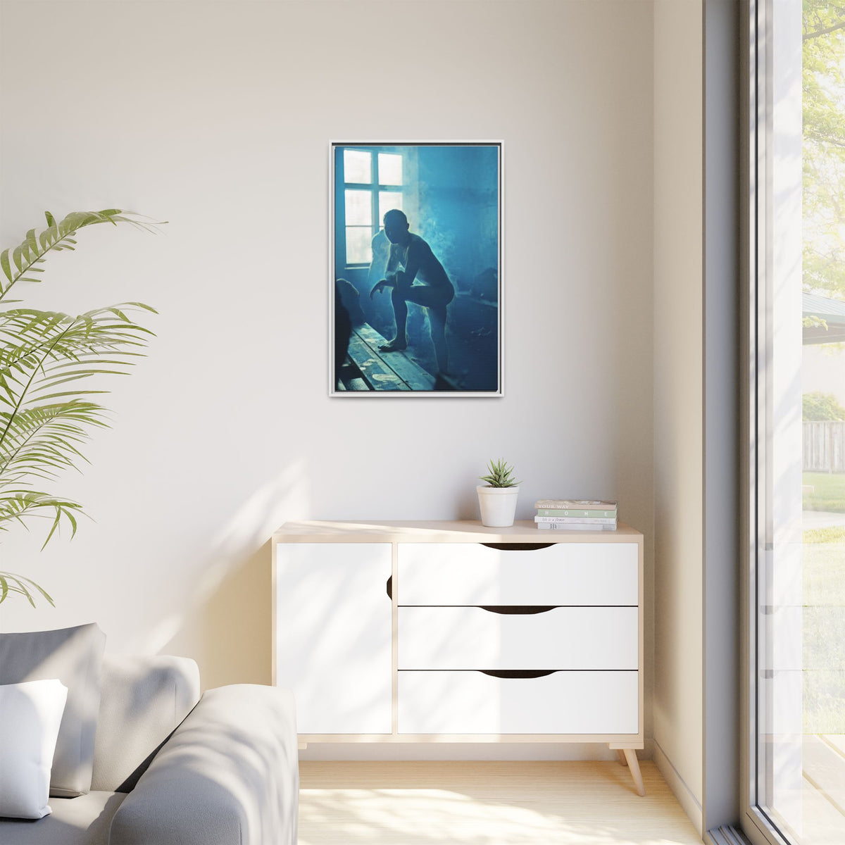 celibataire 044 | Framed Vintage Photo - Matte Canvas