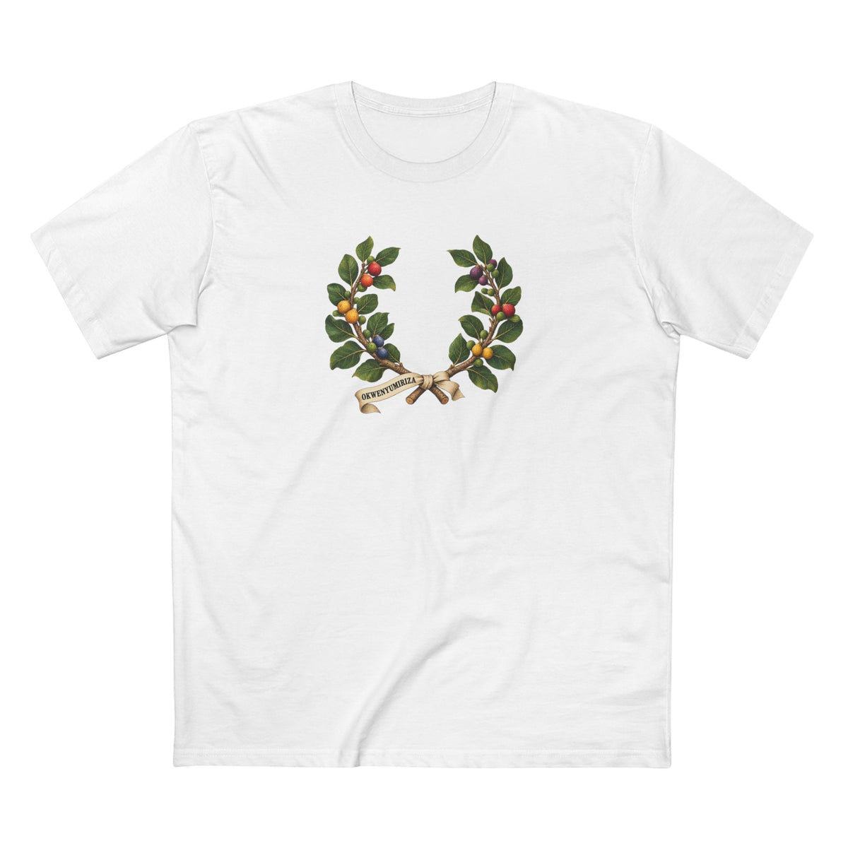 Ugandan Mutuba Fig Pride T-Shirt | Luganda Laurel Wreath Tee