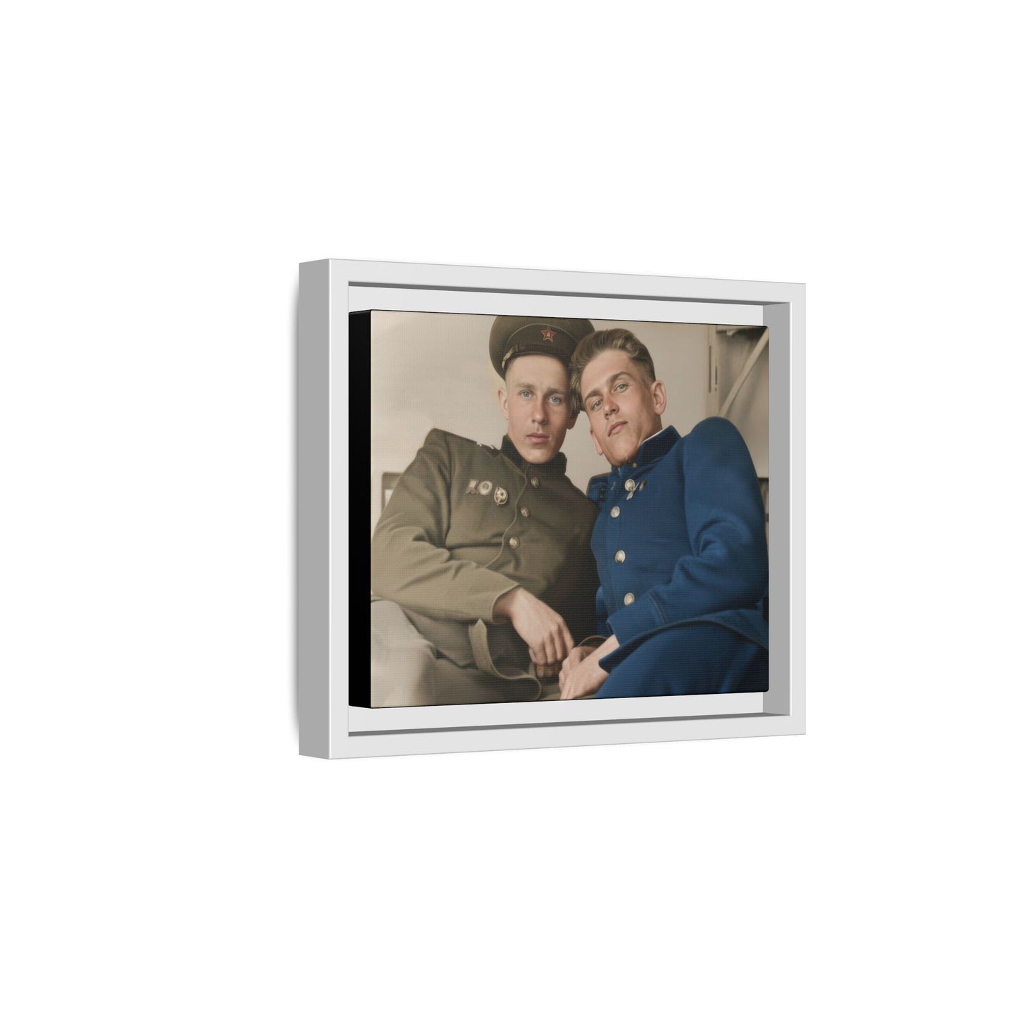 paire 007 | Framed Vintage Photo - Matte Canvas