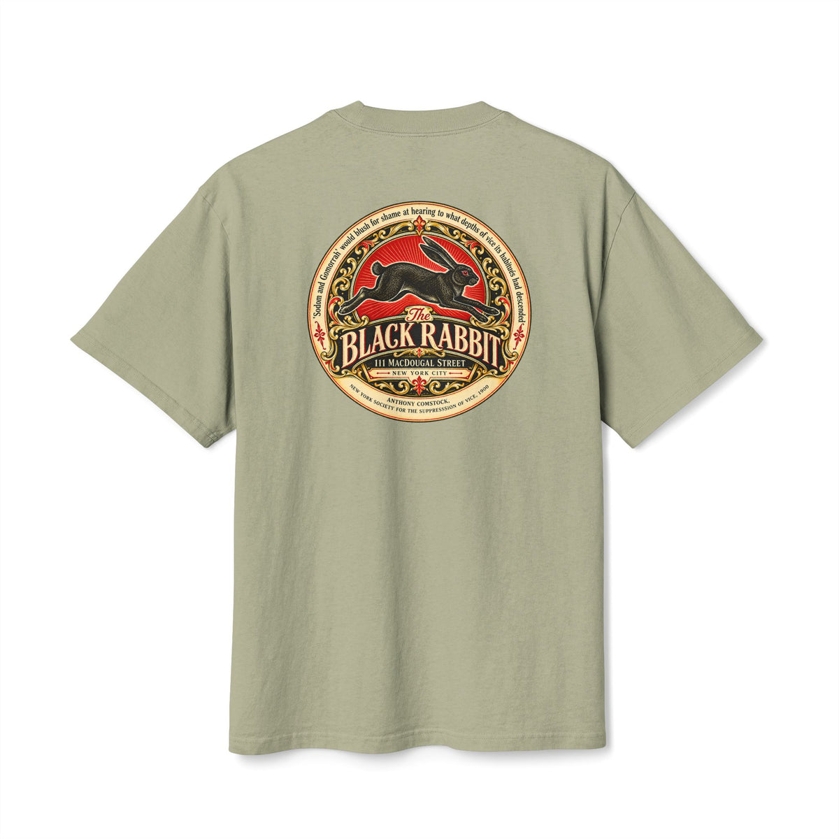The Black Rabbit 1890s | Historic NYC Gay Bar Heritage T-Shirt