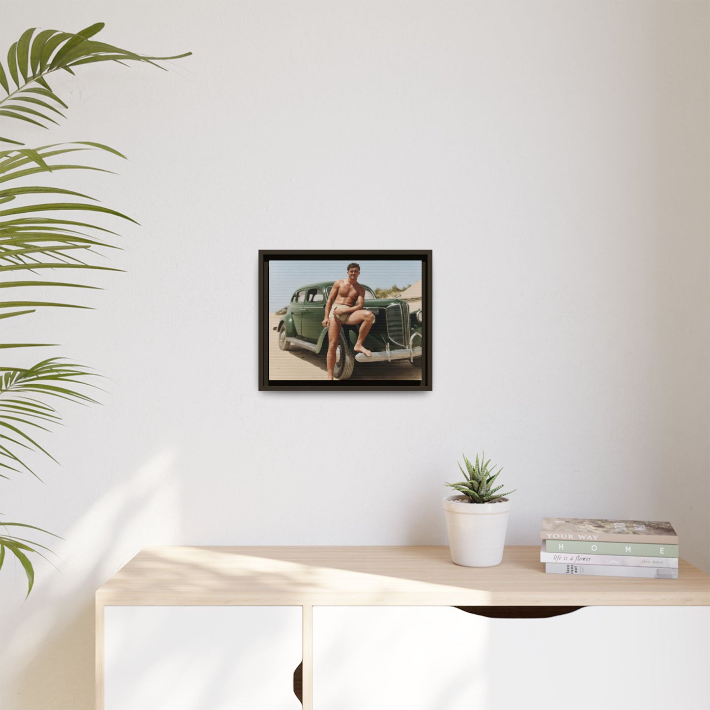 nager 022 | Framed Vintage Photo - Matte Canvas