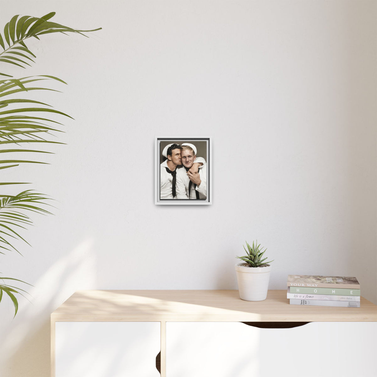 paire 156 | Framed Vintage Photo - Matte Canvas