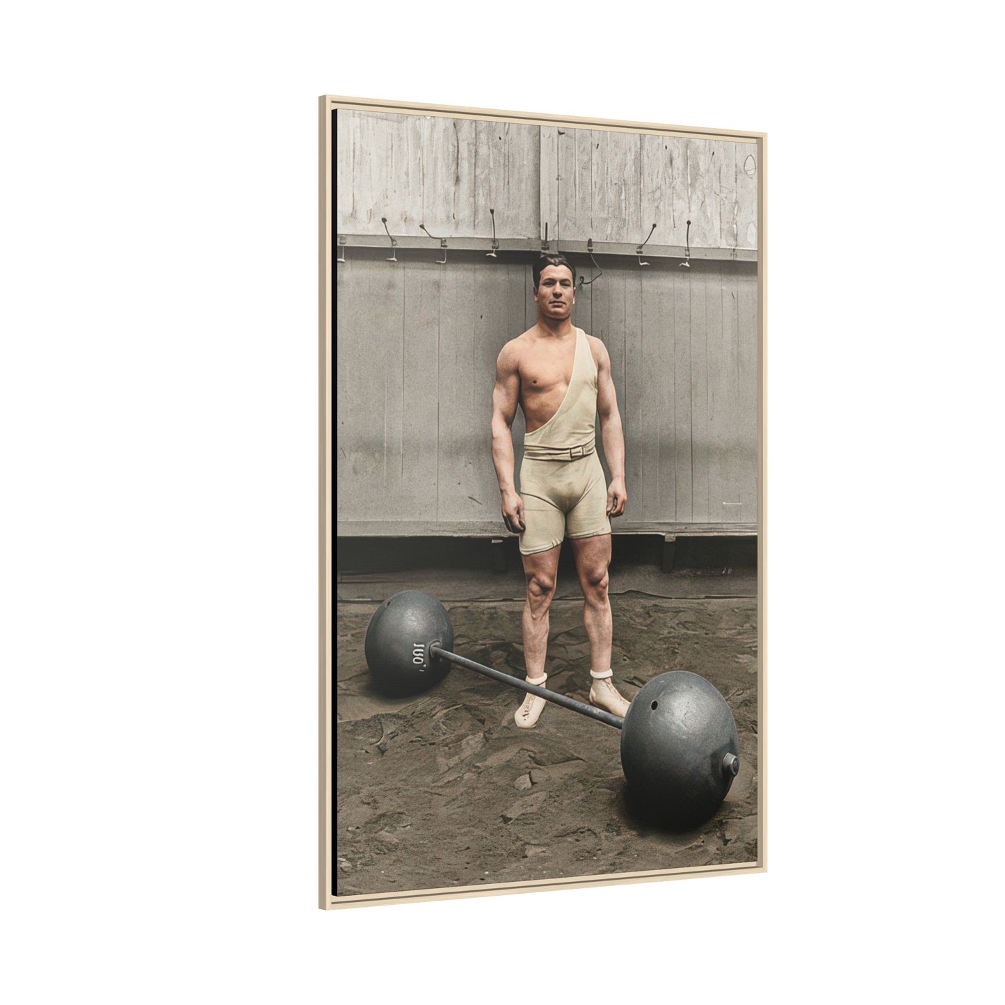 athlétisme 050 | Framed Vintage Photo - Matte Canvas