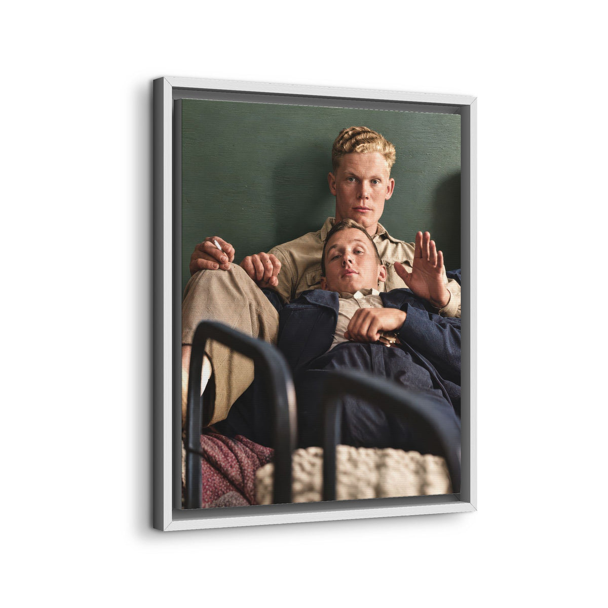 paire 046 | Framed Vintage Photo - Matte Canvas