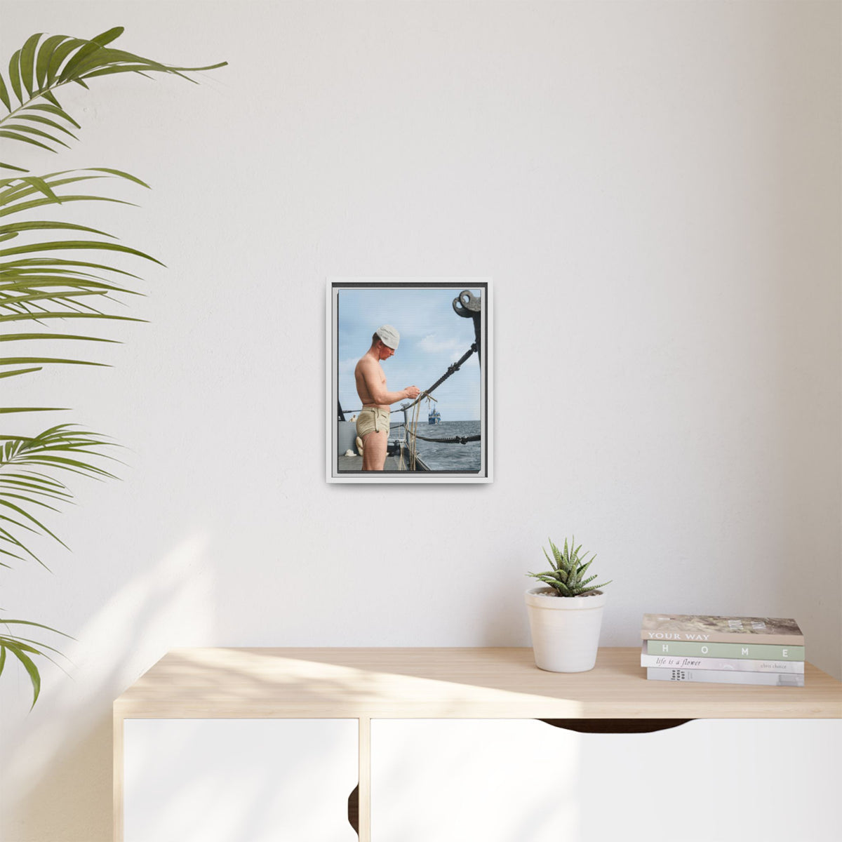 celibataire 043 | Framed Vintage Photo - Matte Canvas