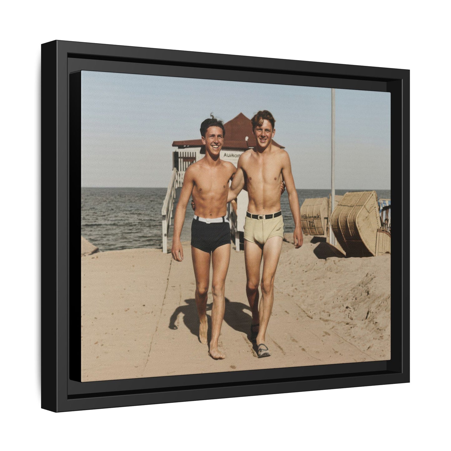 nager 003 | Framed Vintage Photo - Matte Canvas