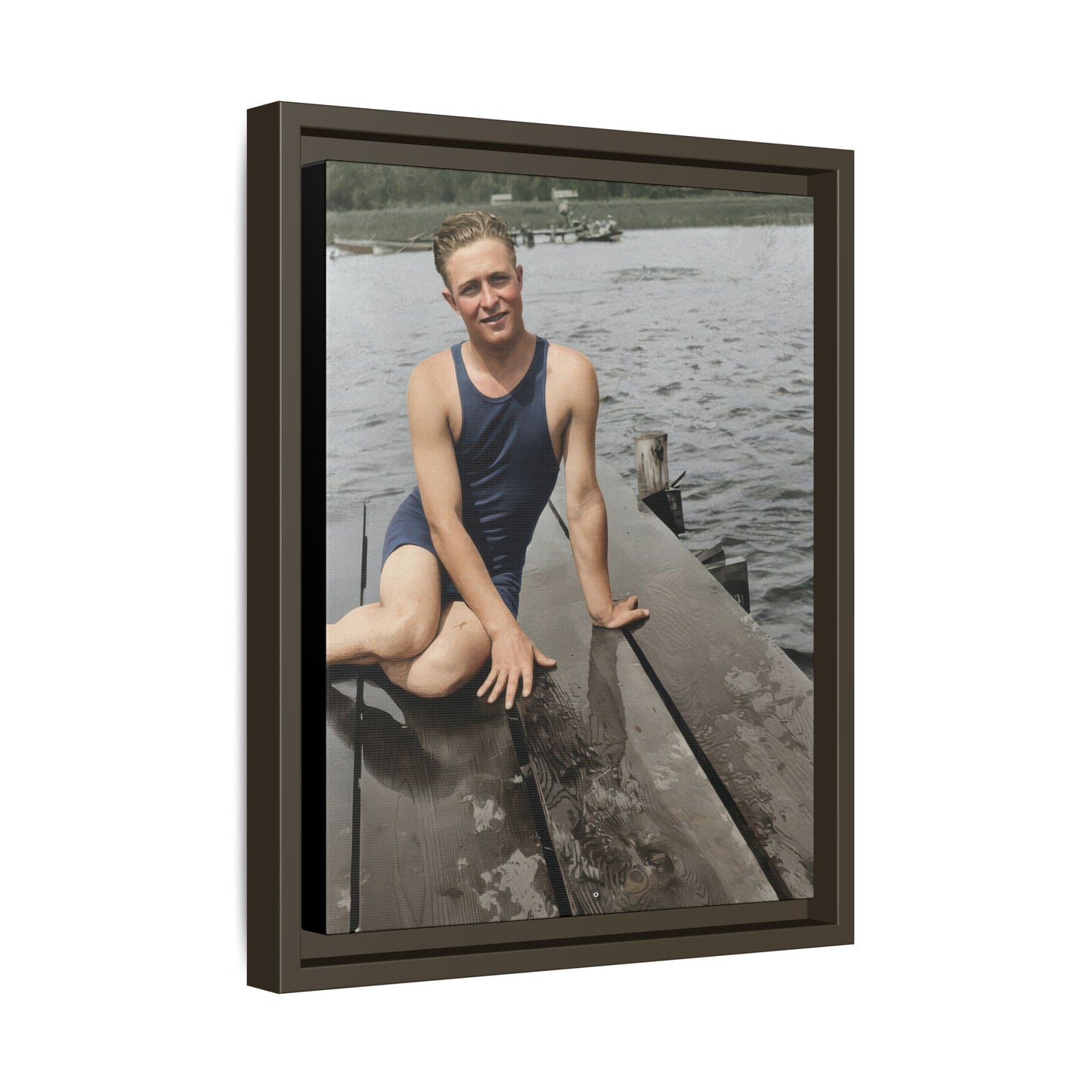 nager 038 | Framed Vintage Photo - Matte Canvas