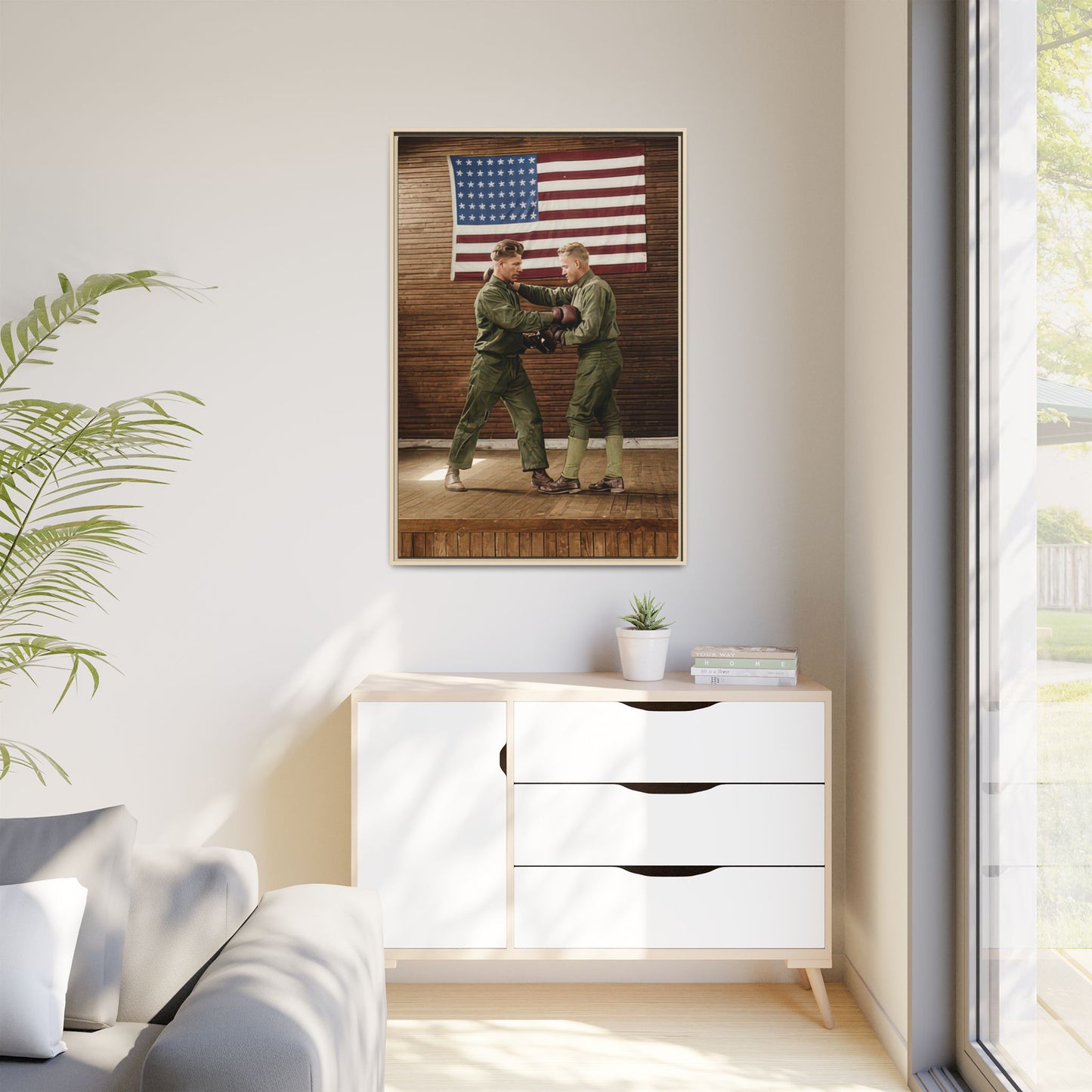 athlétisme 034 | Framed Vintage Photo - Matte Canvas