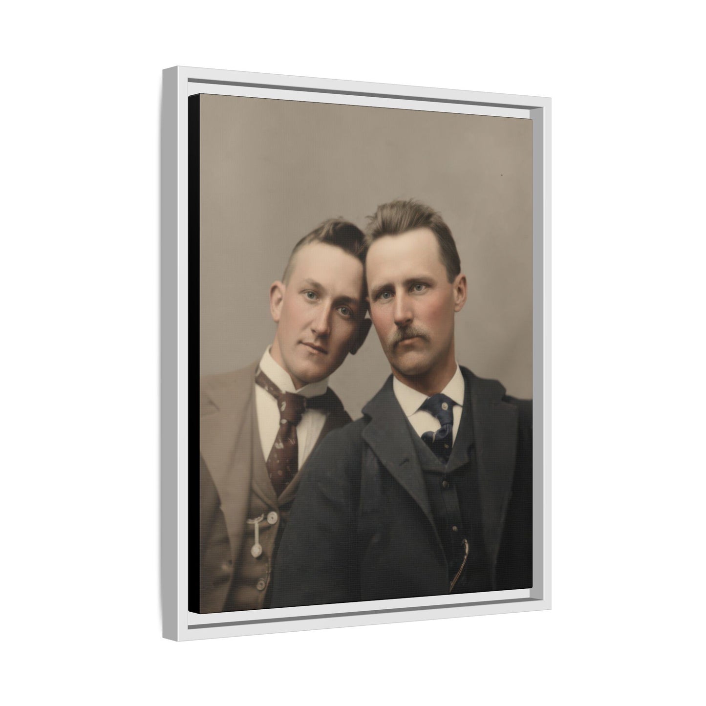 paire 121 | Framed Vintage Photo - Matte Canvas