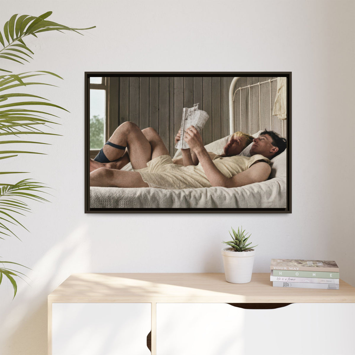 paire 160 | Framed Vintage Photo - Matte Canvas
