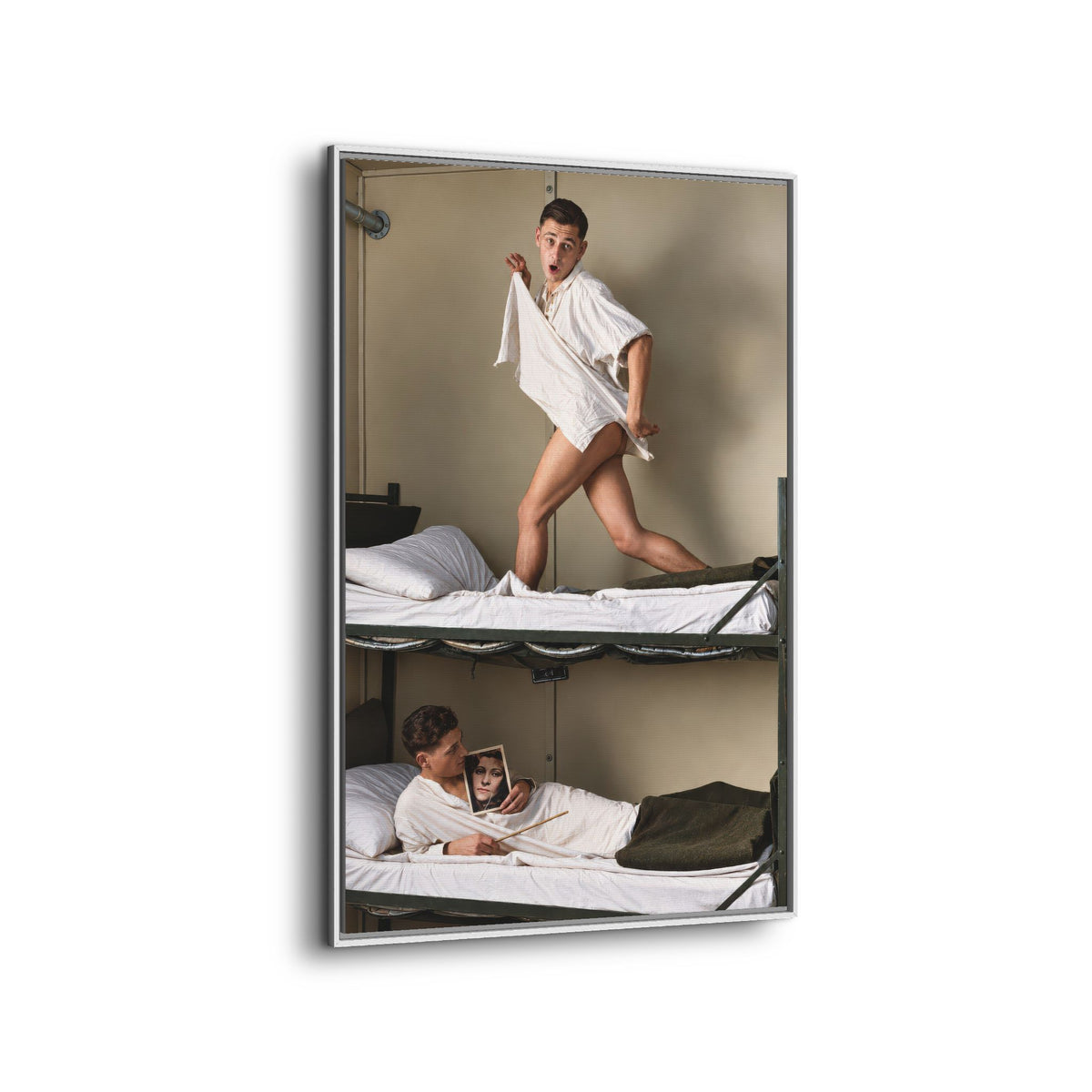 paire 168 | Framed Vintage Photo - Matte Canvas