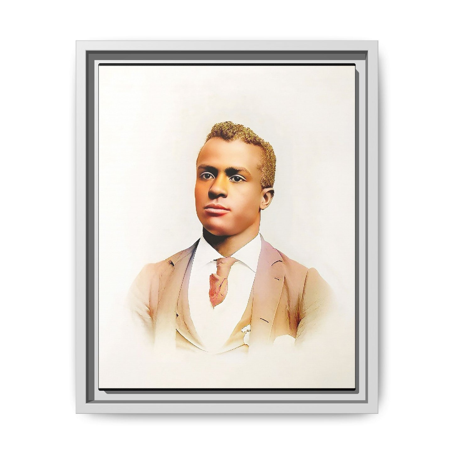 celibataire 027 | Framed Vintage Photo - Matte Canvas