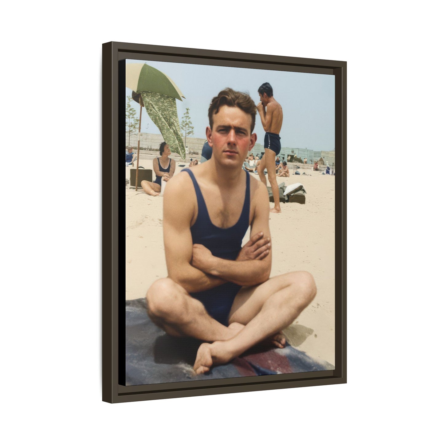 nager 047 | Framed Vintage Photo - Matte Canvas