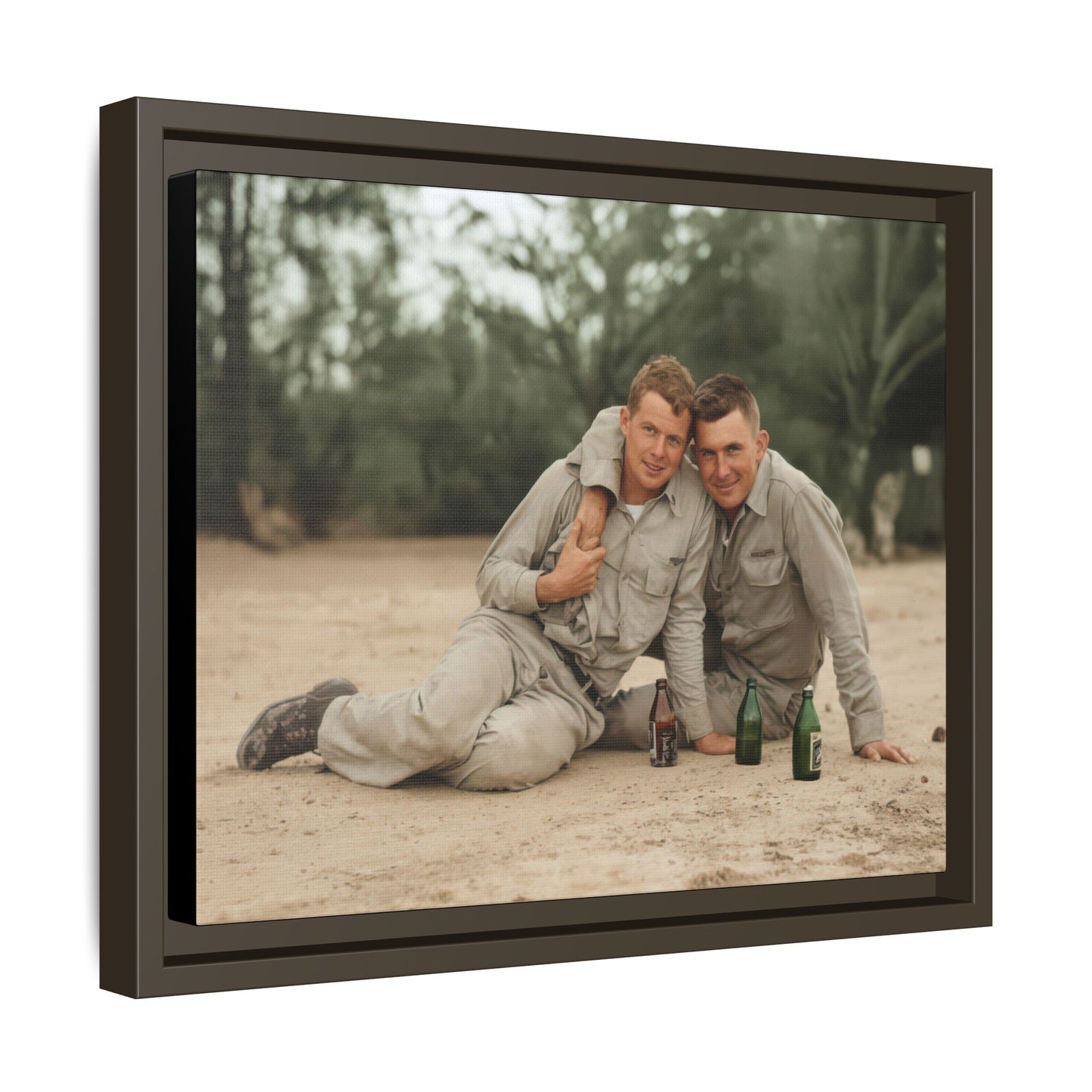 paire 138 | Framed Vintage Photo - Matte Canvas