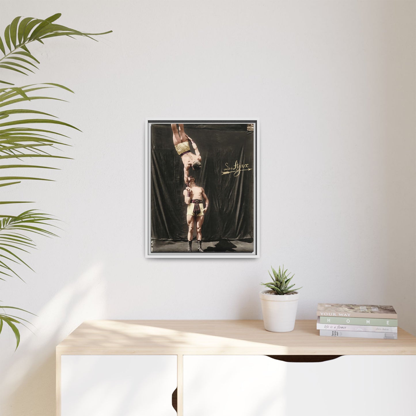 athlétisme 016 | Framed Vintage Photo - Matte Canvas