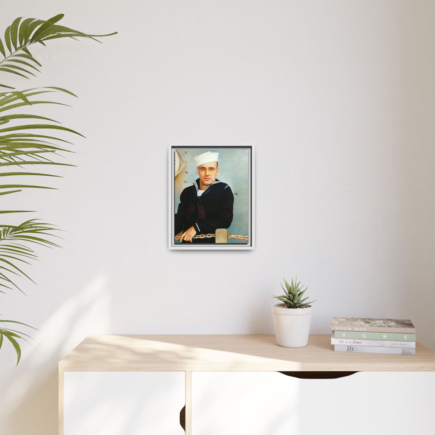 celibataire 023 | Framed Vintage Photo - Matte Canvas