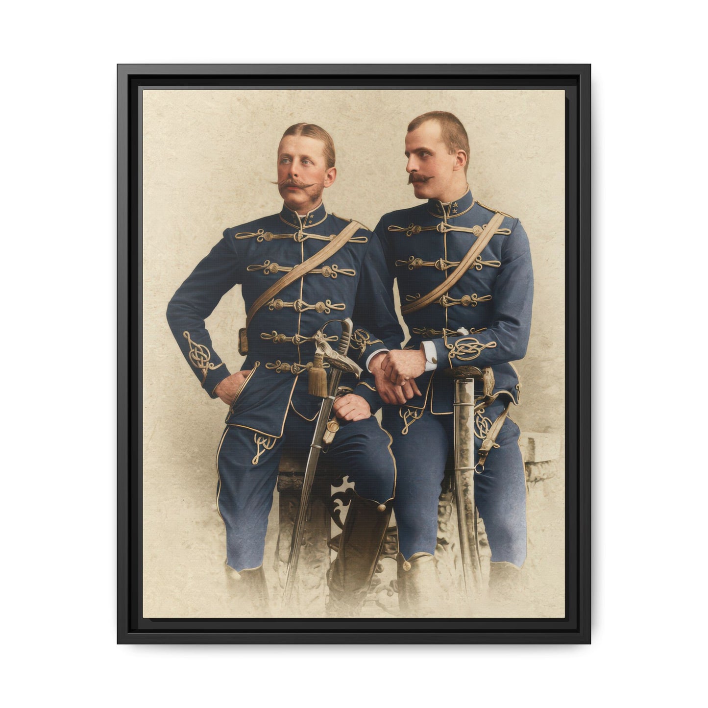 paire 139 | Framed Vintage Photo - Matte Canvas