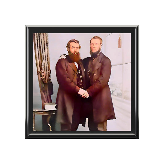 paire 022 | Keepsake Box Gay Mormon Vintage Photo Beard Couple Queer Salt Lake City Utah LGBTQ