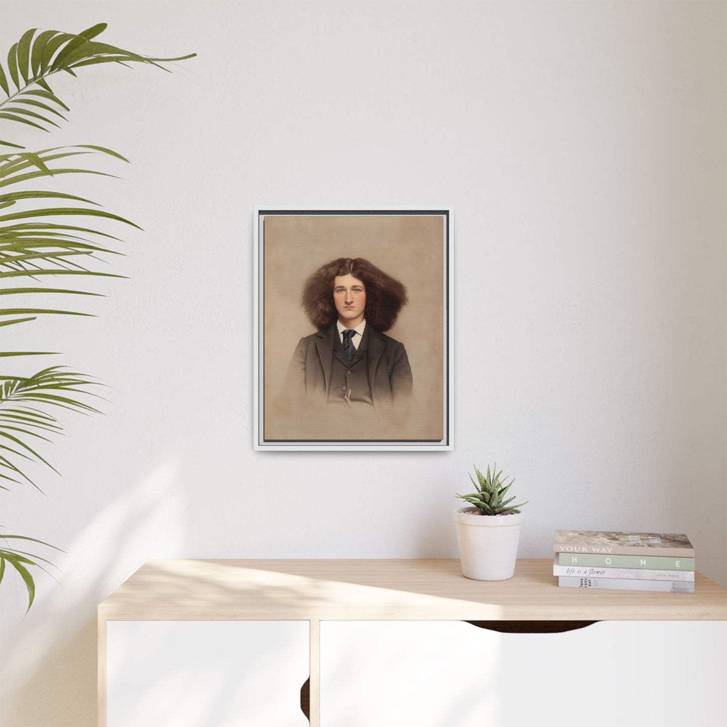 celibataire 033 | Framed Vintage Photo - Matte Canvas