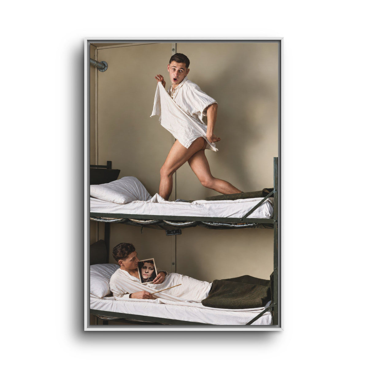 paire 168 | Framed Vintage Photo - Matte Canvas