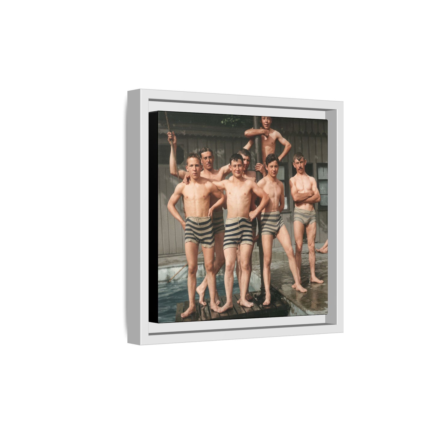 nager 010 | Framed Vintage Photo - Matte Canvas