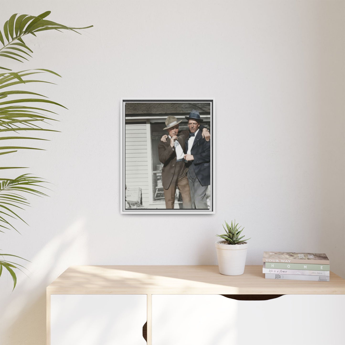 paire 041 | Framed Vintage Photo - Matte Canvas