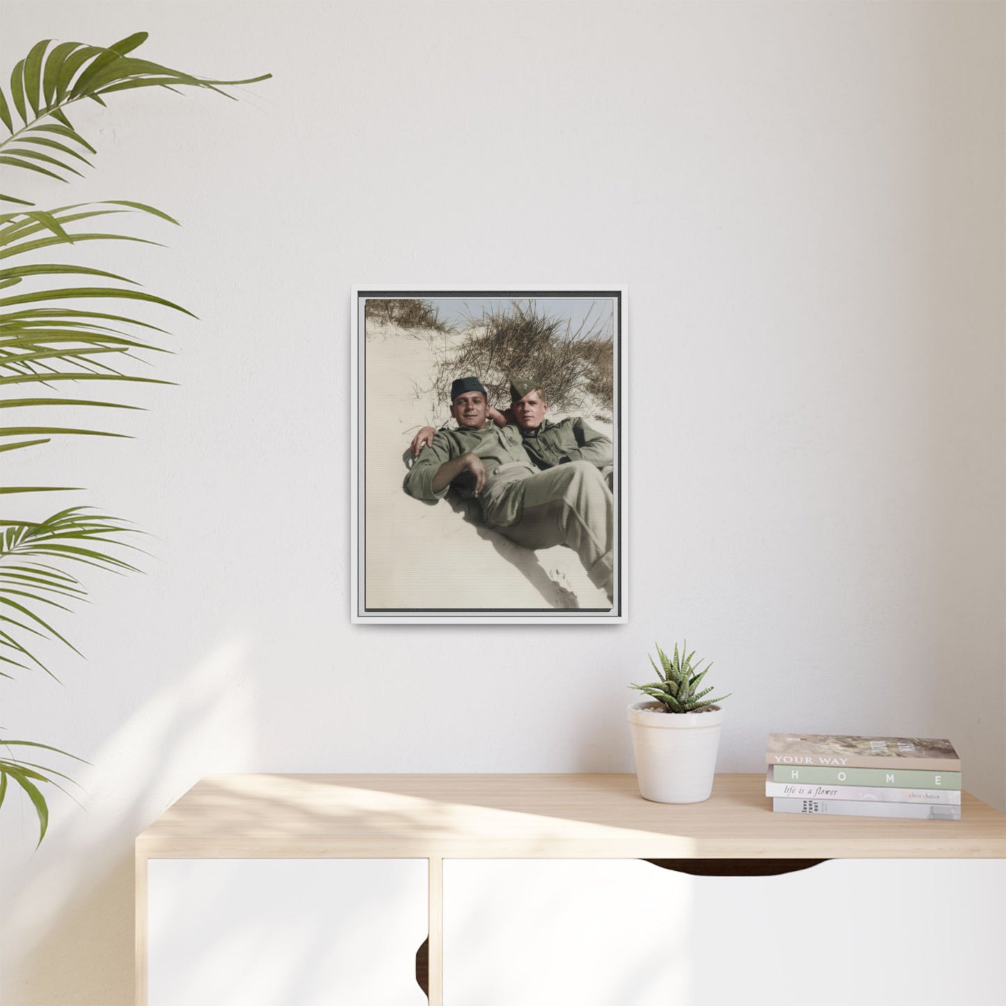paire 098 | Framed Vintage Photo - Matte Canvas