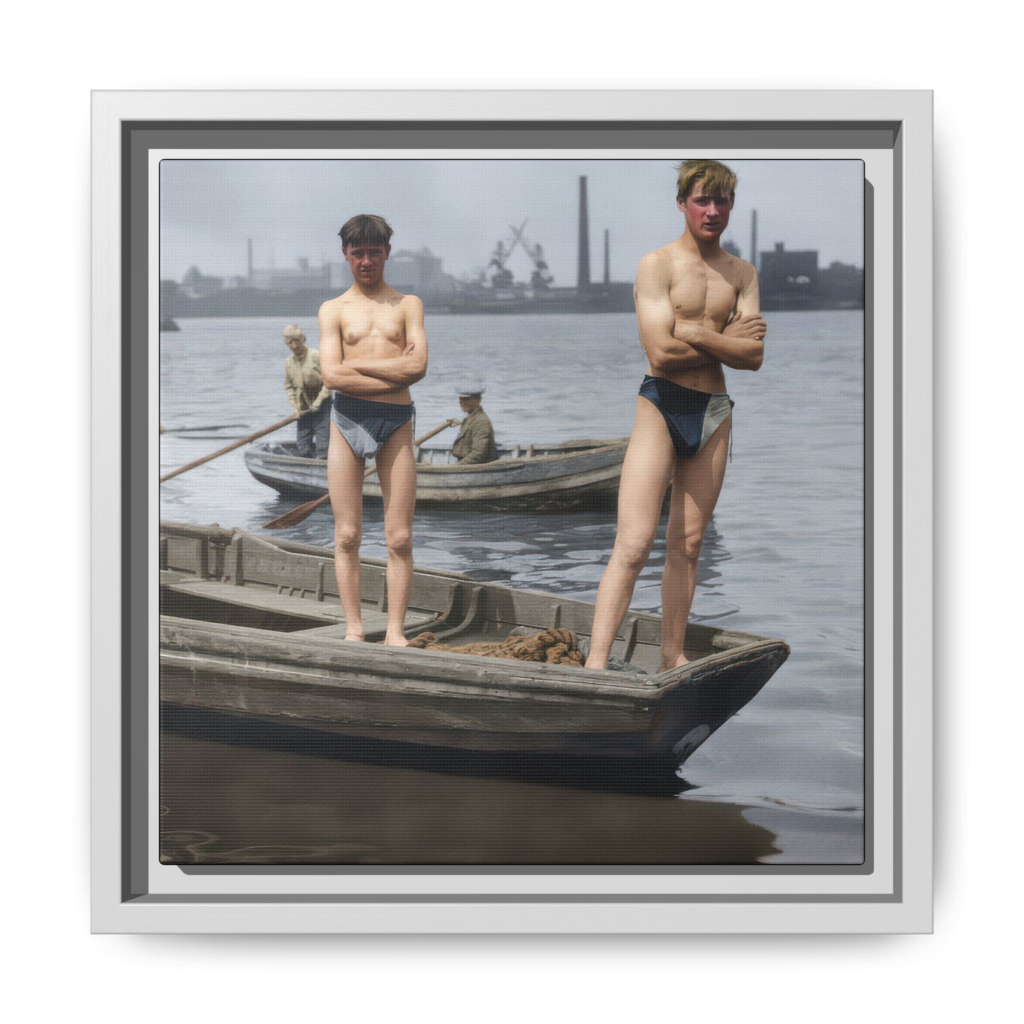 nager 050 | Framed Vintage Photo - Matte Canvas