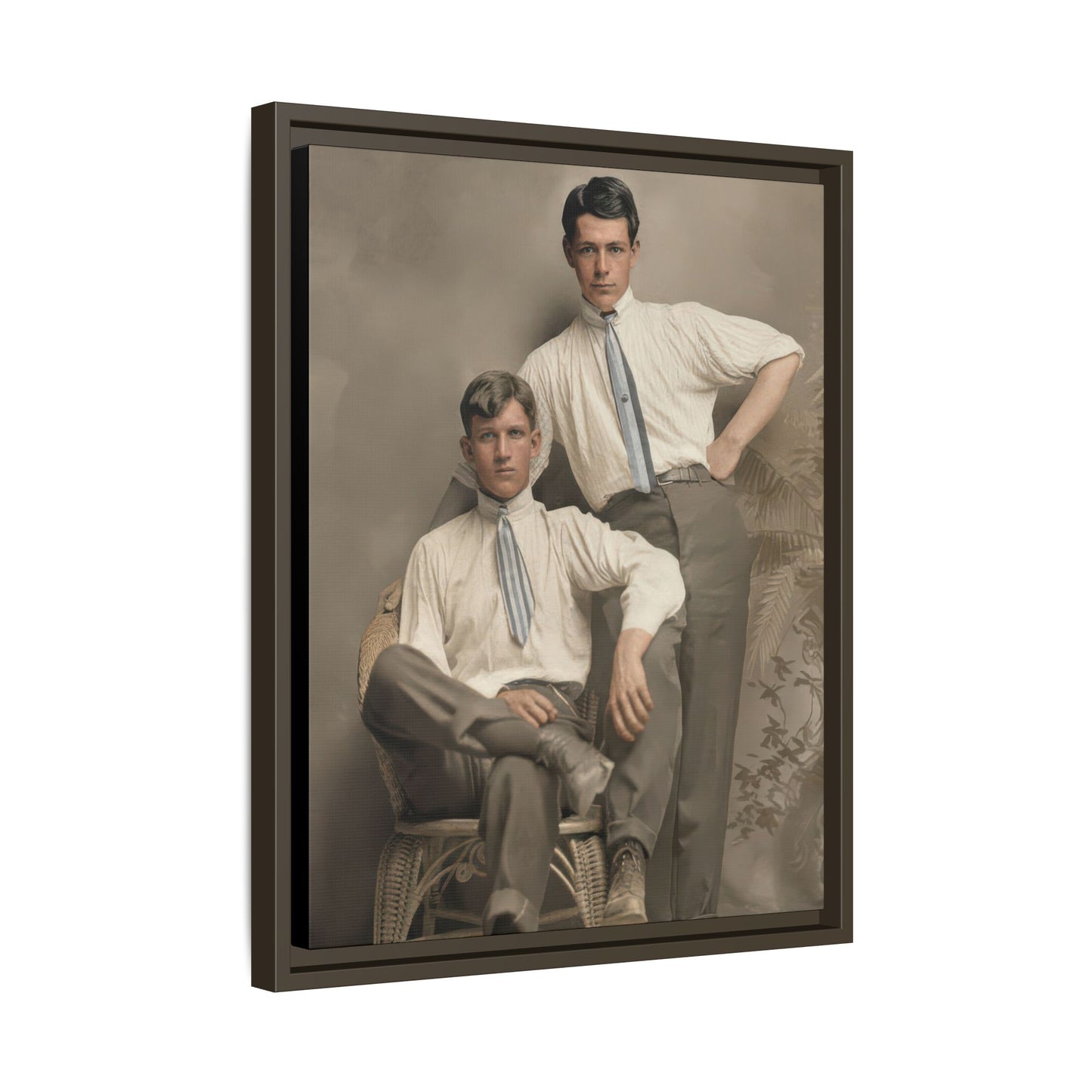 paire 101 | Framed Vintage Photo - Matte Canvas