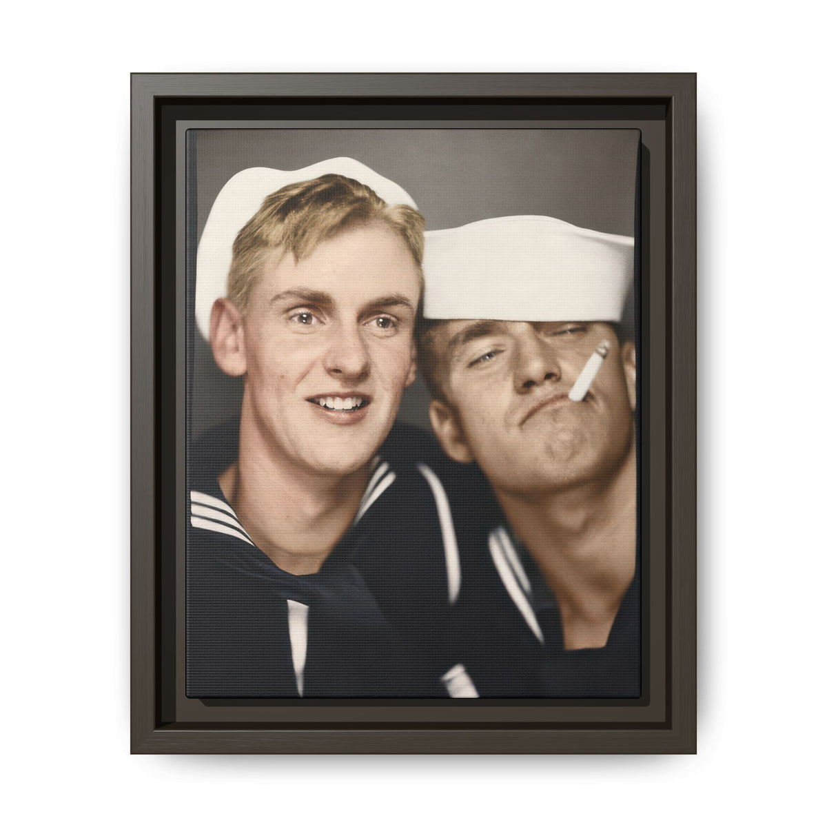 paire 153 | Framed Vintage Photo - Matte Canvas