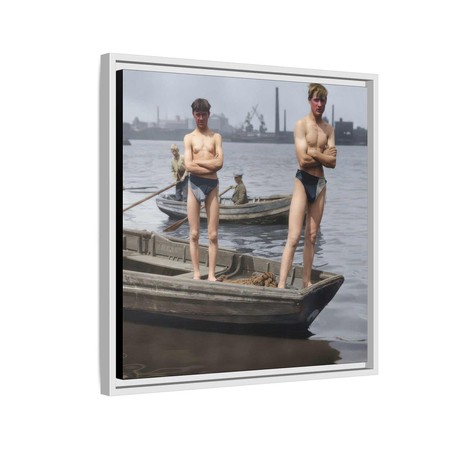 nager 050 | Framed Vintage Photo - Matte Canvas