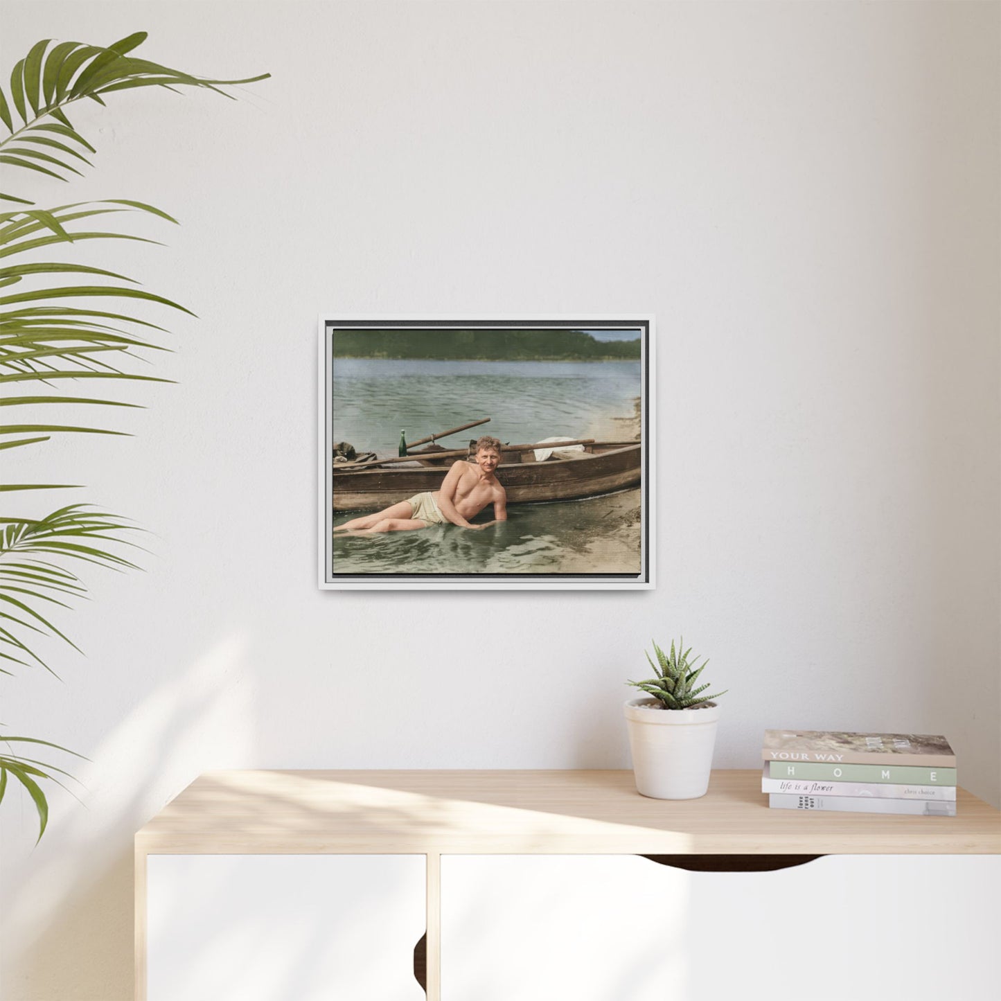 nager 013 | Framed Vintage Photo - Matte Canvas