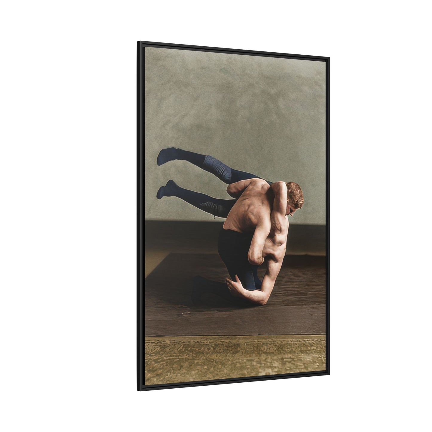 athlétisme 026 | Framed Vintage Photo - Matte Canvas