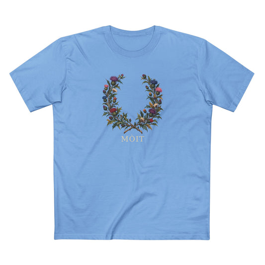 Scottish Thistle Mòit Pride T-Shirt | LGBTQ+ Gaelic Botanical Tee