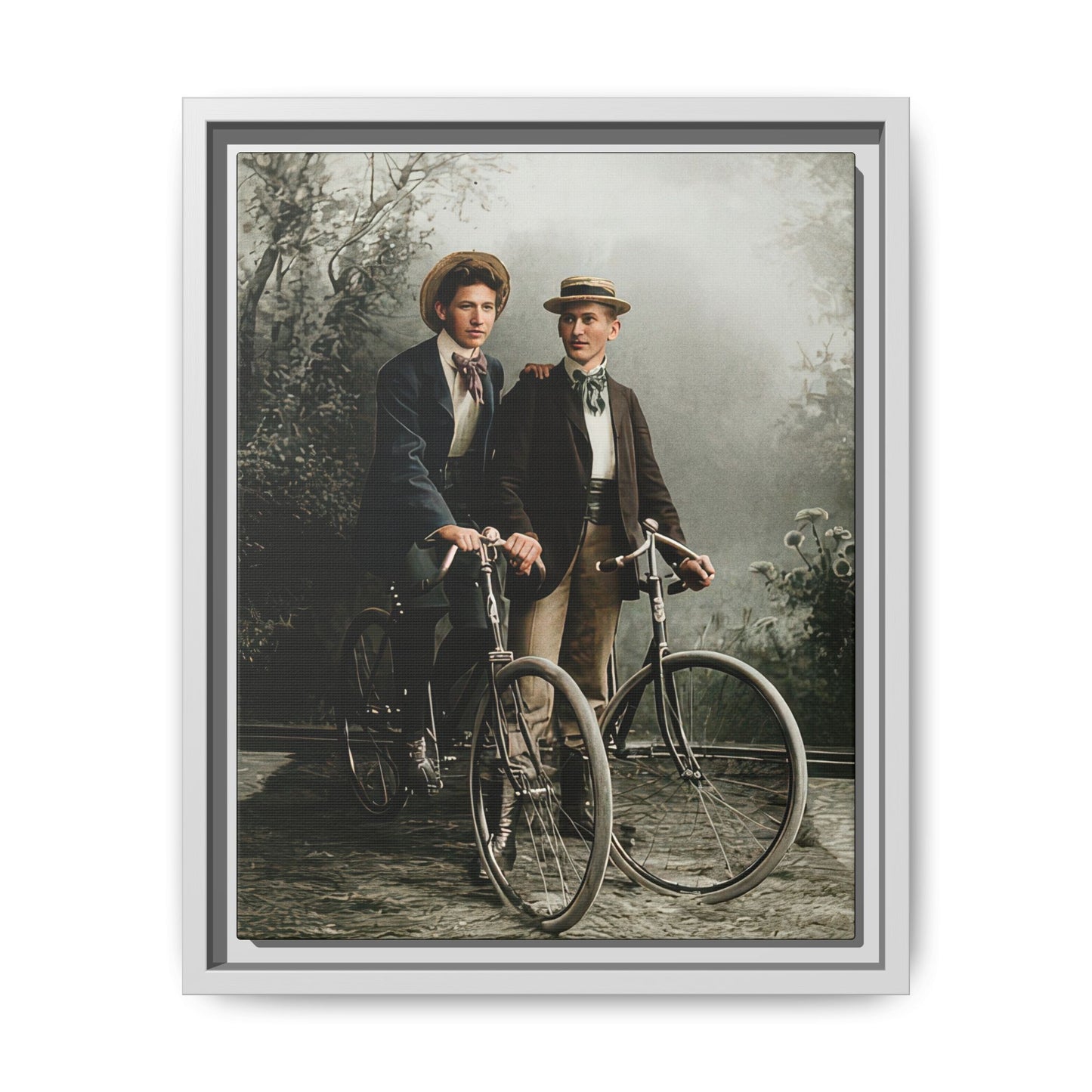 athlétisme 018 | Framed Vintage Photo - Matte Canvas