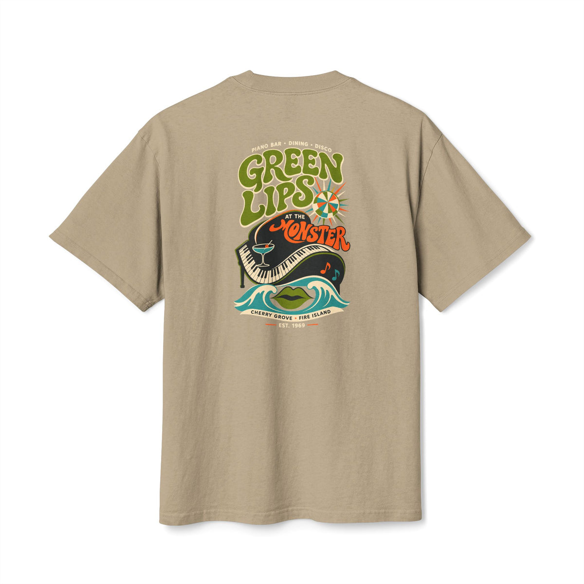 The Fire Island Monster Cherry Grove T-Shirt | Vintage Gay Bar History Tee