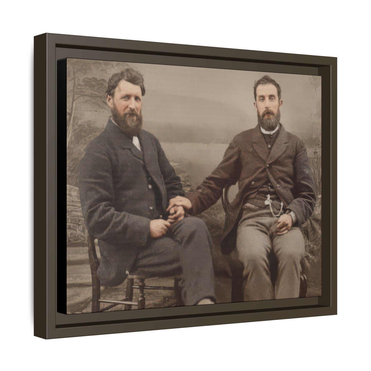 paire 110 | Framed Vintage Photo - Matte Canvas