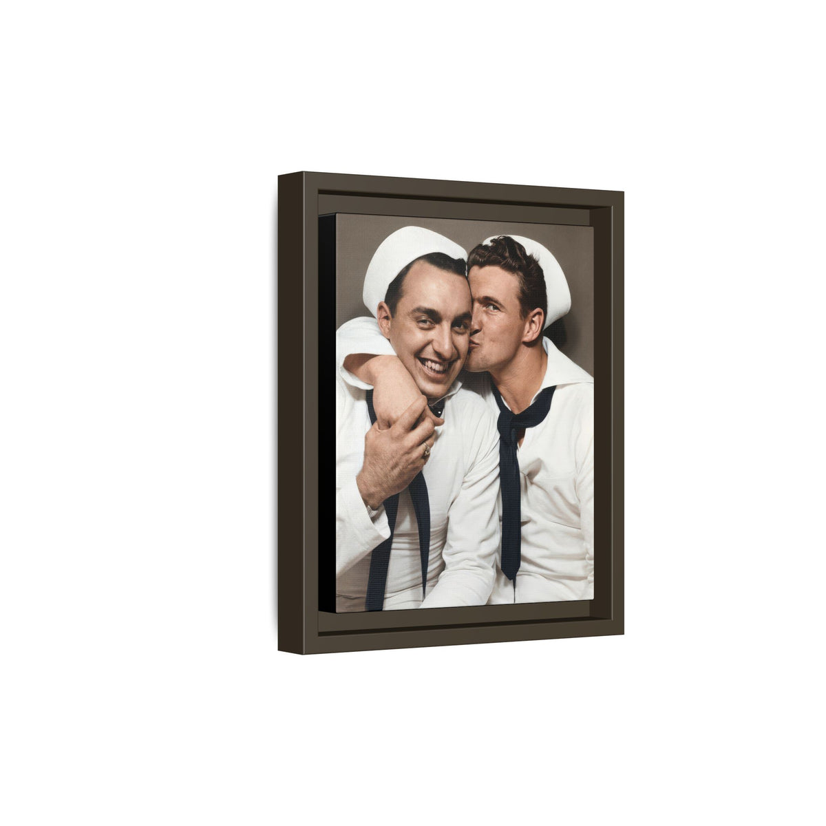 paire 155 | Framed Vintage Photo - Matte Canvas