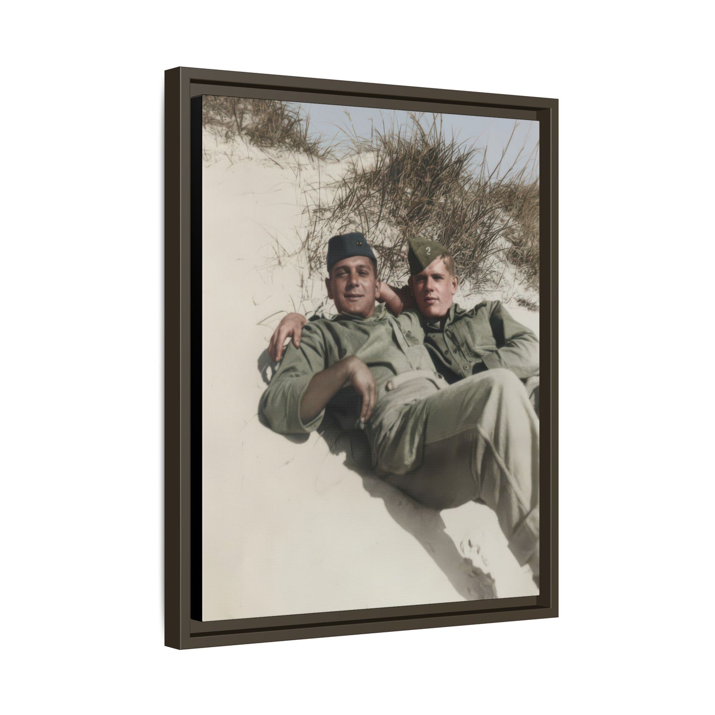paire 098 | Framed Vintage Photo - Matte Canvas